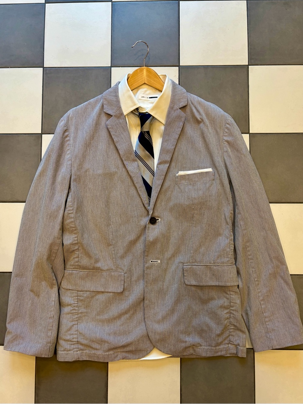 TH Tie + Selected Homme Cotton Sport Coat / Blazer